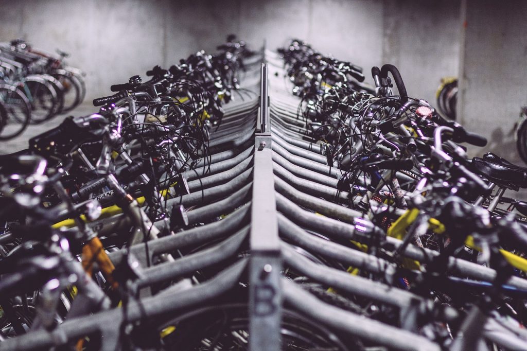 bicicletas garagem em condomínio